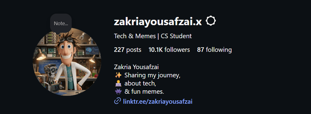 Insta profile